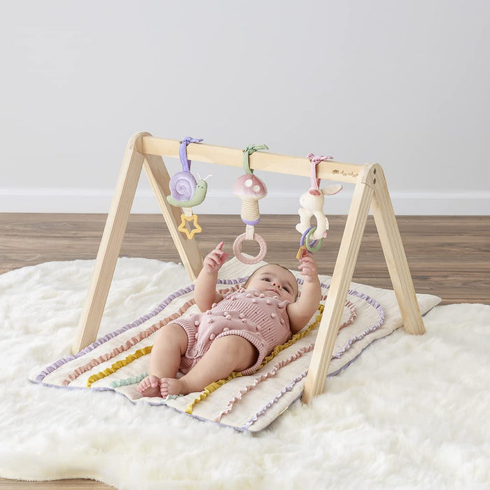 Itzy Ritzy Activity Gym – Premium Wooden Baby Gym