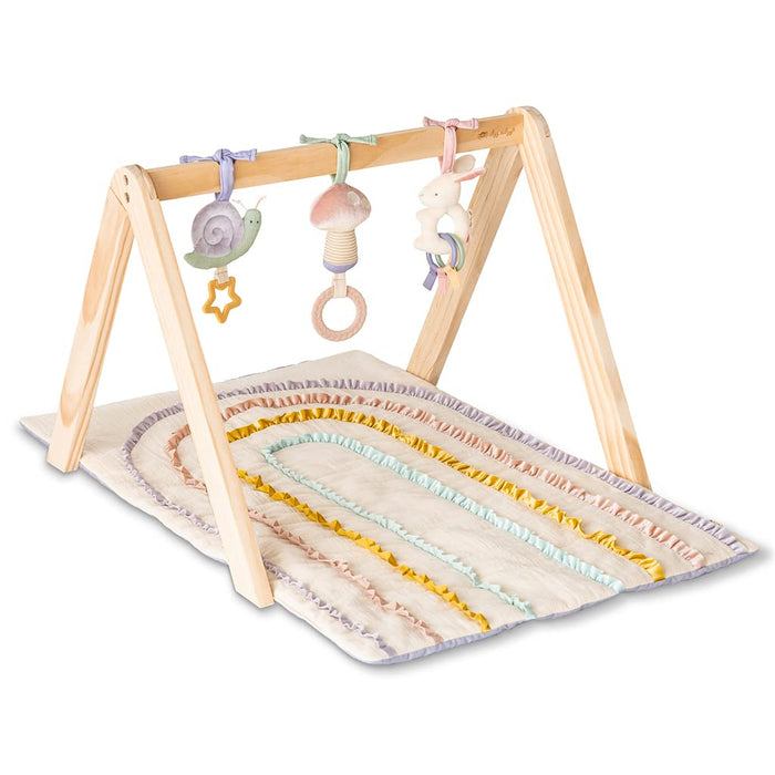 Itzy Ritzy Activity Gym – Premium Wooden Baby Gym