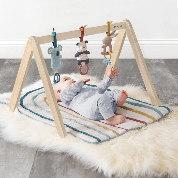 Itzy Ritzy Activity Gym – Premium Wooden Baby Gym