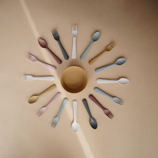 FORK $ SPOON SET BLUSH