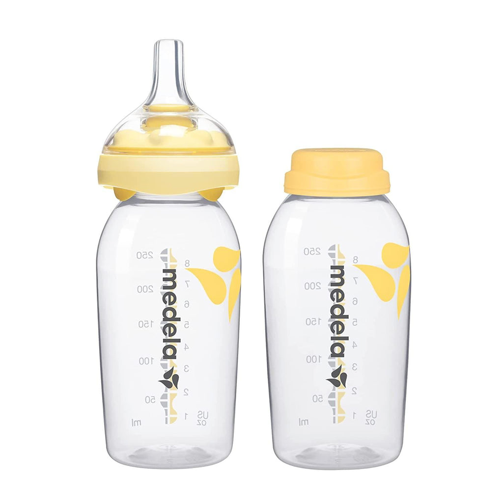 MEDELA CALMA BREAST MILK FEEDING NIPPLE AND BOTTLE SET - 8OZ