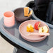 Nattou Silicone Children’s Tableware Set 4-Piece with Non-Slip Suction Plate & Bowl Dinnerware Sets M4A