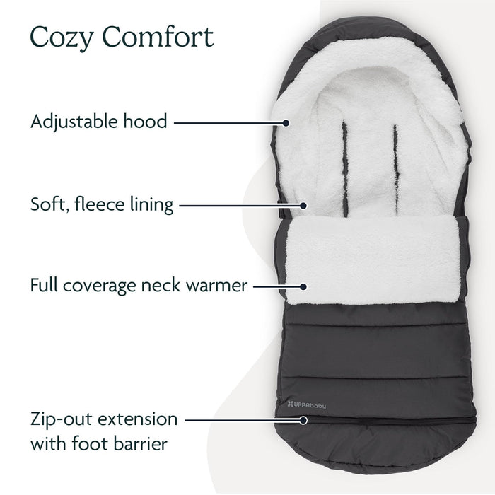 UPPABABY COZY GANOOSH BUNTING - JAKE /CHARCOAL