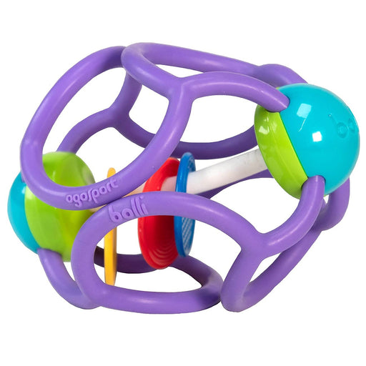 PURPLE SILICONE RATTLE BALL