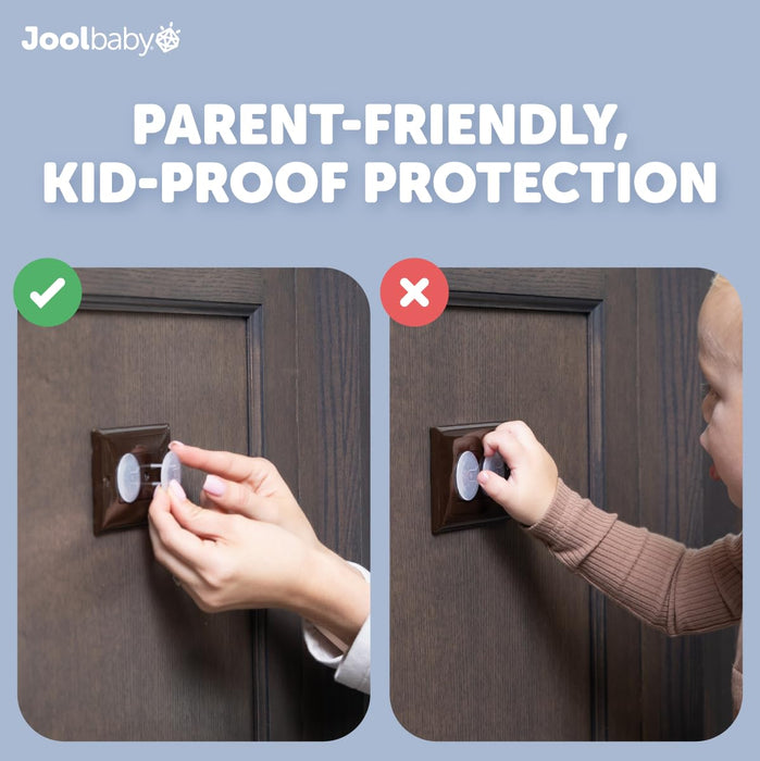 JOOL BABY OUTLET COVERS (32 PACK) FOR CHILD SAFETY - EASY ADULT REMOVAL SAFETY JOOL BABY