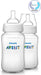 PHILIPS AVENT ANTI-COLIC BABY BOTTLES, 11OZ, WITH FLOW 3 NIPPLES, 3M+, 2PK FEEDING AVENT