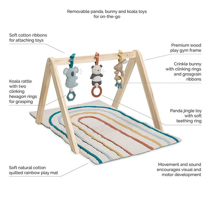 Itzy Ritzy Activity Gym – Premium Wooden Baby Gym