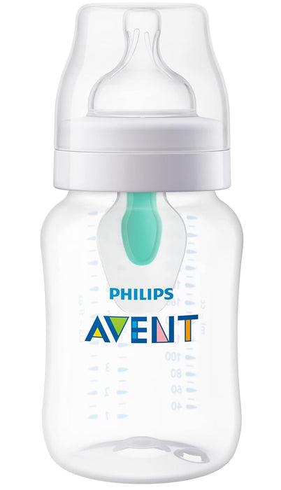 PHILIPS AVENT ANTI-COLIC BABY BOTTLE WITH AIRFREE VENT, 9OZ, SCY703/91, 1PK FEEDING AVENT