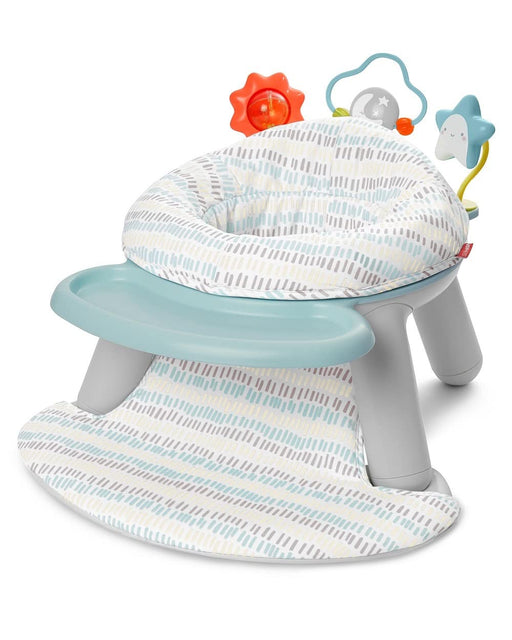 SKIP HOP BABY SEAT SILVER LINING CLOUD 2-IN-1 SIT-UP CHAIR & ACTIVITY FLOOR SEAT - GRAY