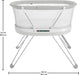 FISHER-PRICE BABY BEDSIDE SLEEPER LUMINATE BASSINET WITH SOUND DETECTION PLUS CUSTOMIZABLE LIGHTS MUSIC AND SOUNDS FOR NEWBORNS 0+ MONTHS