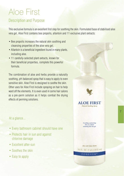 ALOE FIRST SOOTHING SPRAY