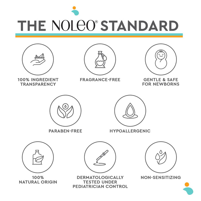 NOLEO 3-IN-1 - Diaper Rash Cream - EWG Verified Diaper Rash Treatment Cream > Baby Wipes > Liniment > Organic Baby Wipes > Baby Lotion > Cloth Diaper Safe Rash Cream M4A