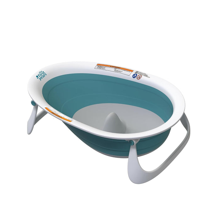 THE FIRST YEARS SURE COMFORT COLLAPSIBLE BABY BATHTUB - 2-POSITION GROW WITH ME DESIGN