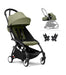 STOKKE® YOYO³ STROLLER FROM NEWBORN TO TODDLER . OLIVE STROLLERS STOKKE
