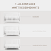 Baby Crib for 0 to 3 Years - All White Cribs Comfy Cubs