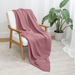 Adult Waffle Blankets by Comfy Cubs in Mauve Waffle Comfy Cubs