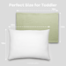 Toddler Pillows with Soft Muslin Pillow Case by Comfy Cubs - Sage Comfy Cubs