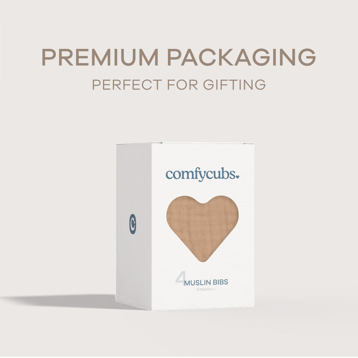 Muslin Bibs by Comfy Cubs - Cedar Bibs Comfy Cubs