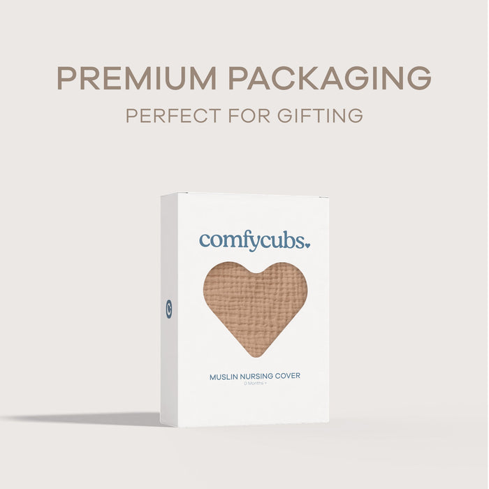 Muslin Nursing Cover by Comfy Cubs - Cedar Nursing Covers Comfy Cubs