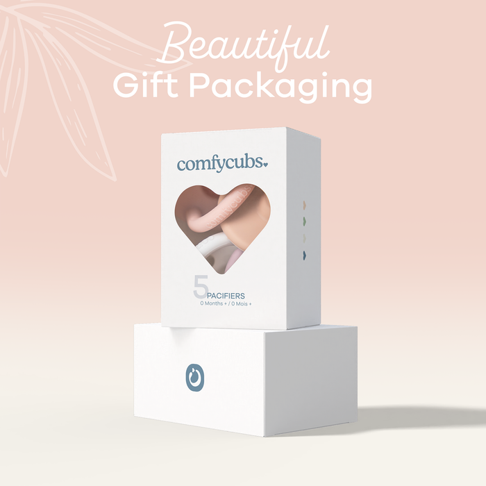 Pacifiers, 5 Pack by Comfy Cubs - Multicolor Girl Pacifiers Comfy Cubs