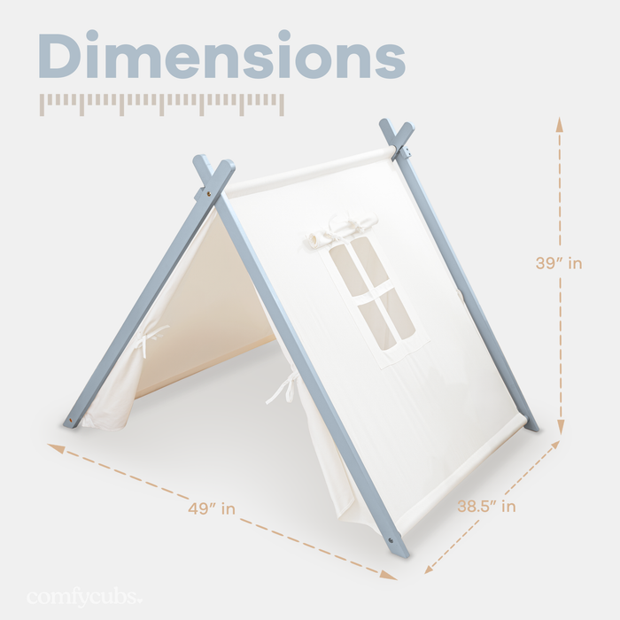 Kids Indoor Play Tent by Comfy Cubs - Pacific Blue Comfy Cubs
