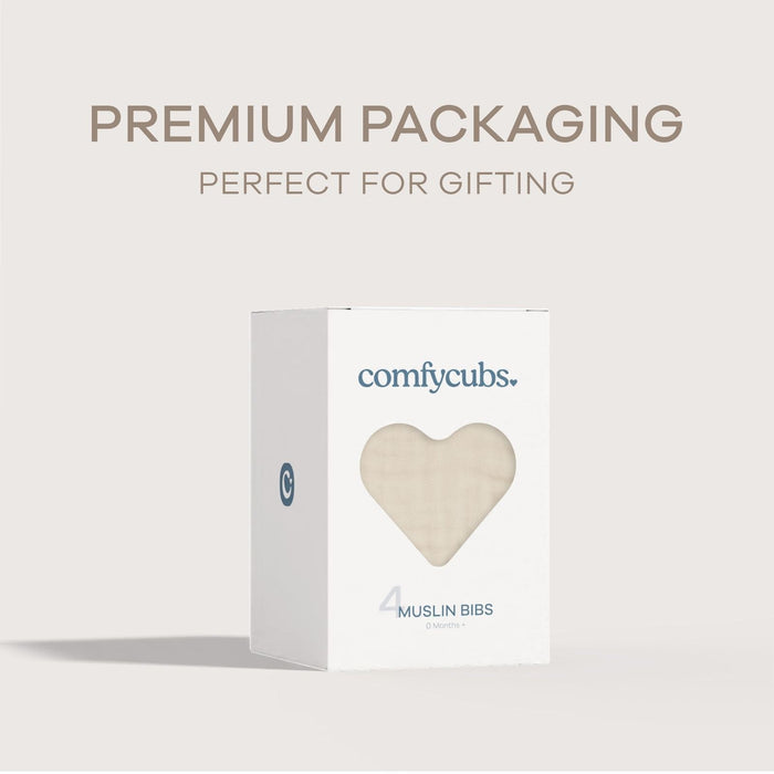 Muslin Bibs by Comfy Cubs - Sand Bibs Comfy Cubs