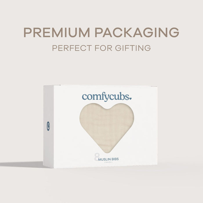 Muslin Bibs by Comfy Cubs - Sand Bibs Comfy Cubs