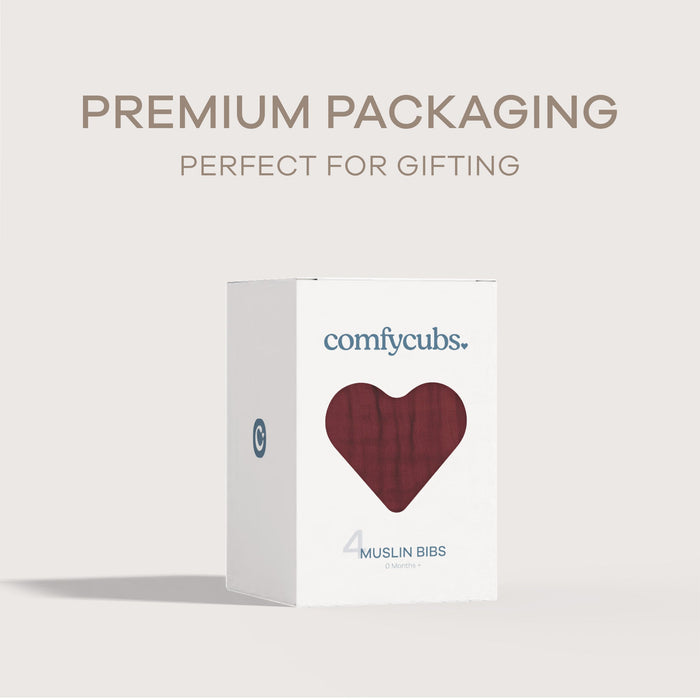 Muslin Bibs by Comfy Cubs - Wine Bibs Comfy Cubs