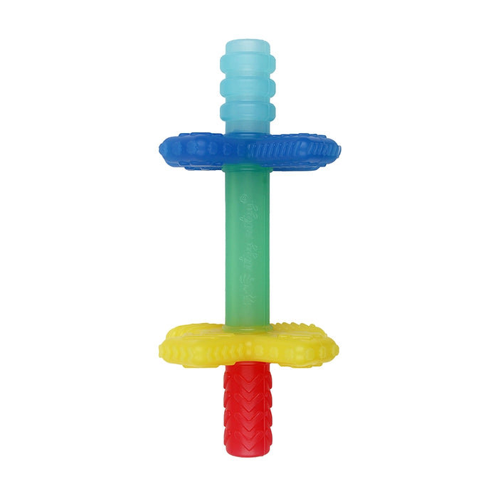 ITZY RITZY TEENSY TUBES RATTLE AND TEETHER . RAINBOW TEETHERS ITZY RITZY