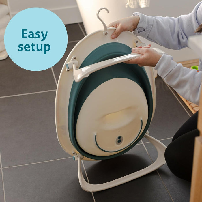THE FIRST YEARS SURE COMFORT COLLAPSIBLE BABY BATHTUB - 2-POSITION GROW WITH ME DESIGN