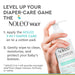 NOLEO 3-IN-1 - Diaper Rash Cream - EWG Verified Diaper Rash Treatment Cream > Baby Wipes > Liniment > Organic Baby Wipes > Baby Lotion > Cloth Diaper Safe Rash Cream M4A