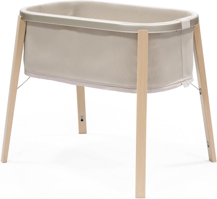 STOKKE SNOOZI BASSINET . SANDY BEIGE NURSERY STOKKE