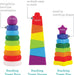 PLAYKIDIZ RAINBOW STACKERS TRIO SET - 23 PCS