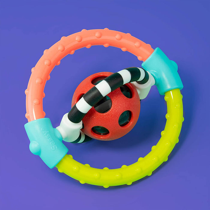 SPIN AND CHEW FLEX RING RATTLE