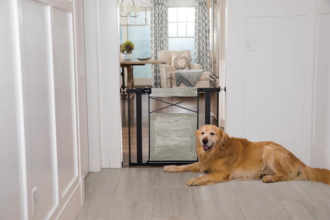 SAFETY 1ST FARMHOUSE WALK-THROUGH GATE GREY