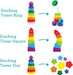 PLAYKIDIZ RAINBOW STACKERS TRIO SET - 23 PCS