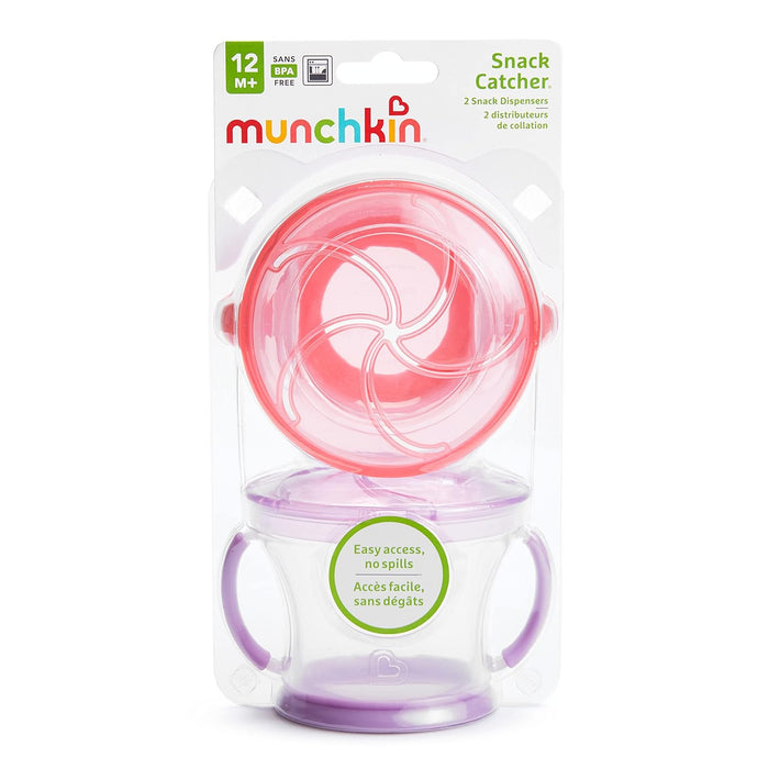 MUNCHKIN SNACK CATCHER - 2PK (ASSORTMENT) FEEDING MUNCHKIN