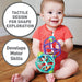 OgoBolli Rattle & Teether Toy for Babies - Blue