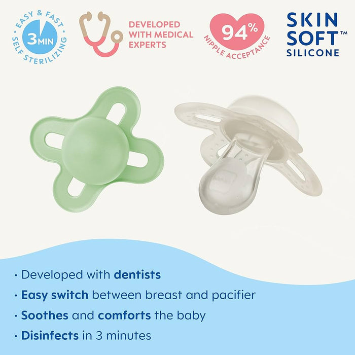 MAM MATTE START PACIFIER - GIRL - 2PK