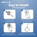 JOOL BABY CLEAR STOVE KNOB COVERS 5PK