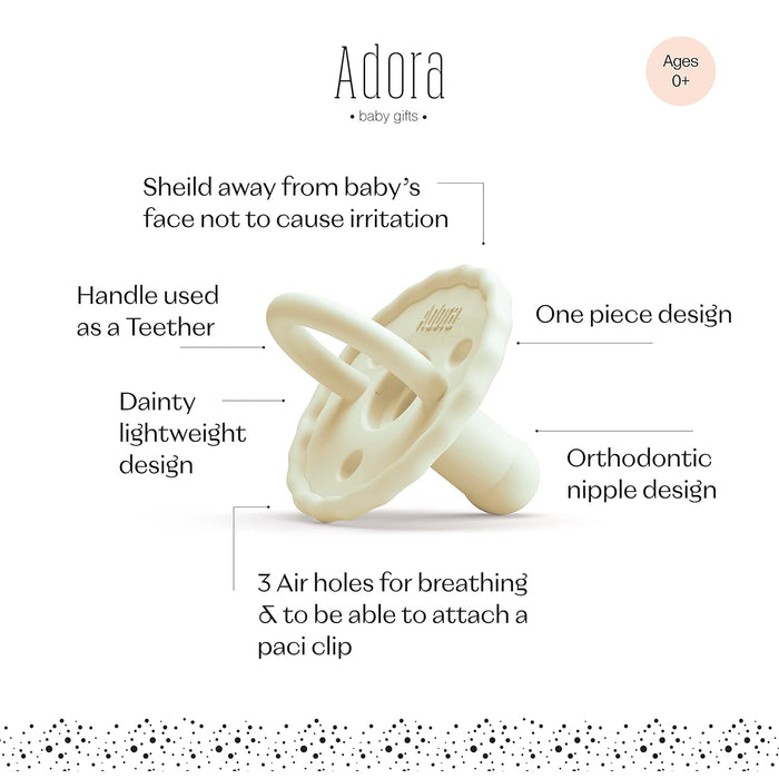 ADORA BABY GIFT CLASSIC / SCALLOP PACIFIER