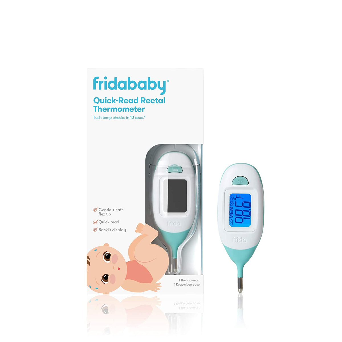 Safety 1st 3 in 1 Nursery Thermometer Underarm Oral Rectal 30 SEC