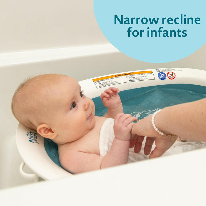 THE FIRST YEARS SURE COMFORT COLLAPSIBLE BABY BATHTUB - 2-POSITION GROW WITH ME DESIGN