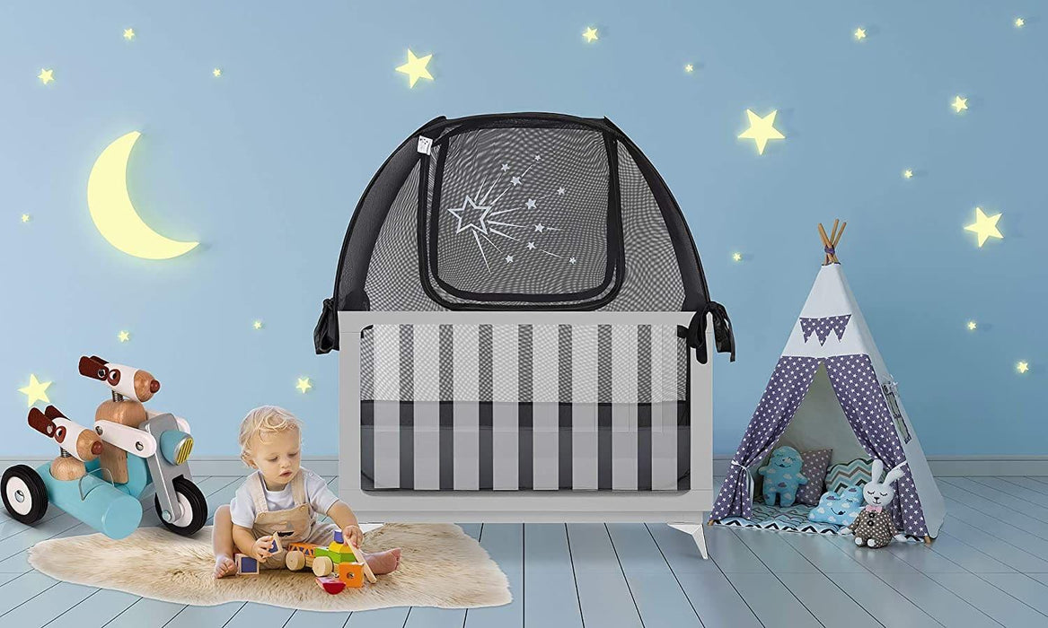crib tent AUSSIE COT POP UP CRIB SAFETY TENT — Little Luxury