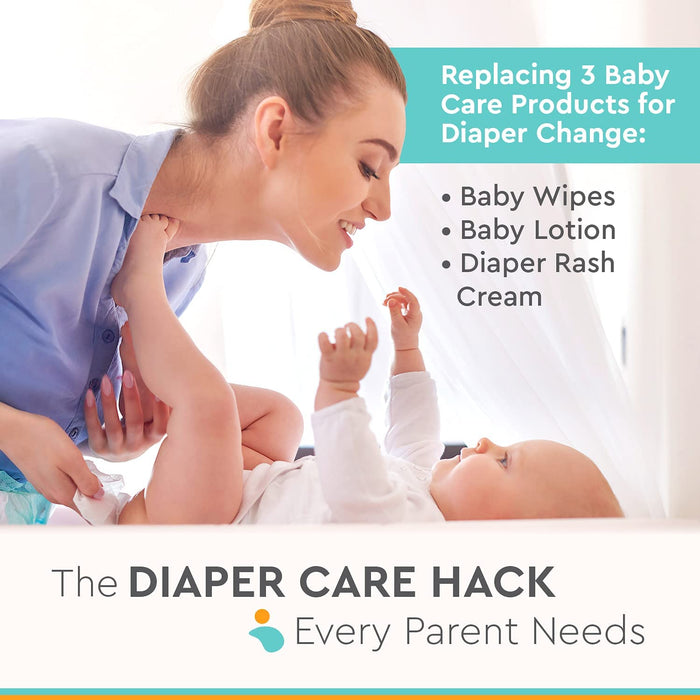 NOLEO 3-IN-1 - Diaper Rash Cream - EWG Verified Diaper Rash Treatment Cream > Baby Wipes > Liniment > Organic Baby Wipes > Baby Lotion > Cloth Diaper Safe Rash Cream M4A