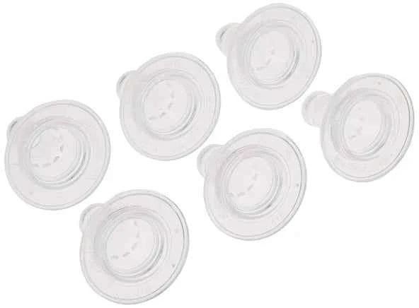 NUK GERBER FIRST ESSENTIALS SILICONE NIPPLES - 6PACK FEEDING FIRST ESSENTIALS