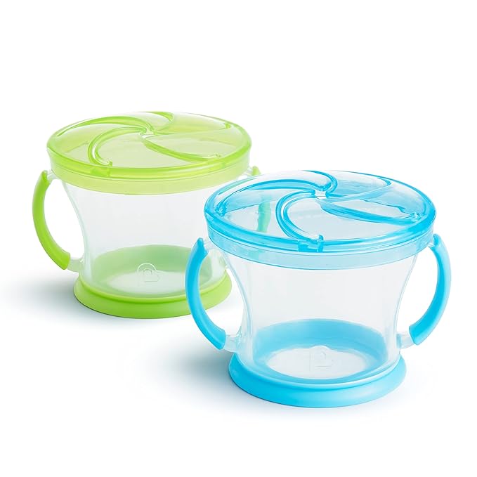 MUNCHKIN SNACK CATCHER - 2PK (ASSORTMENT) FEEDING MUNCHKIN