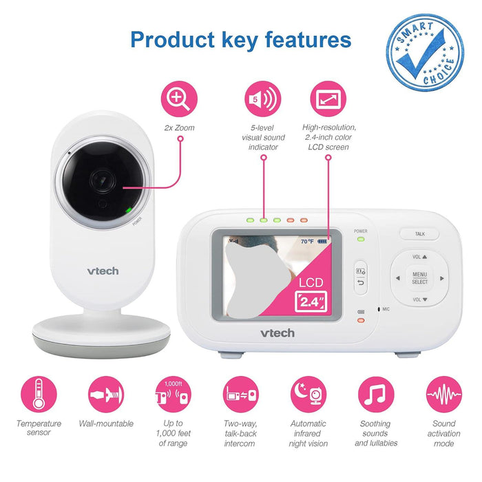 VTECH 2.4IN VIDEO BABY MONITOR