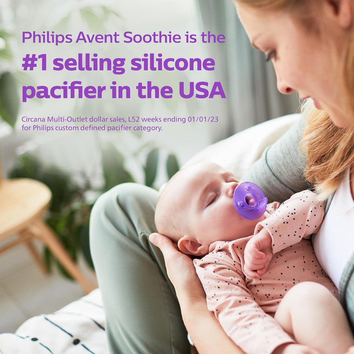 PHILIPS AVENT SOOTHIE PACIFIER, 0-3 MONTHS - 2 PACK PACIFIER AVENT