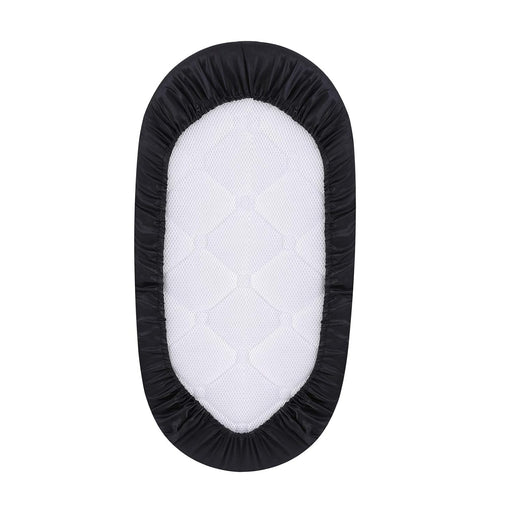 BASSINET SHEET BLACK 15X32